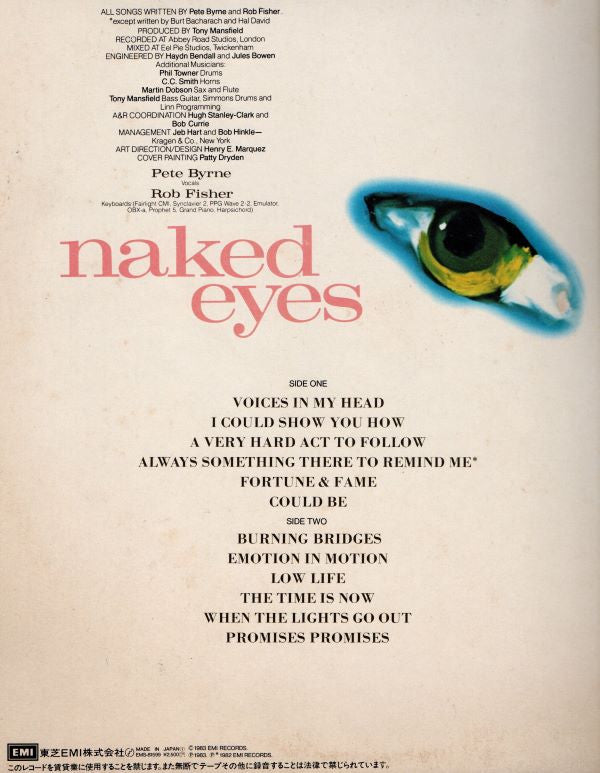 Naked Eyes - Burning Bridges (LP, Album)