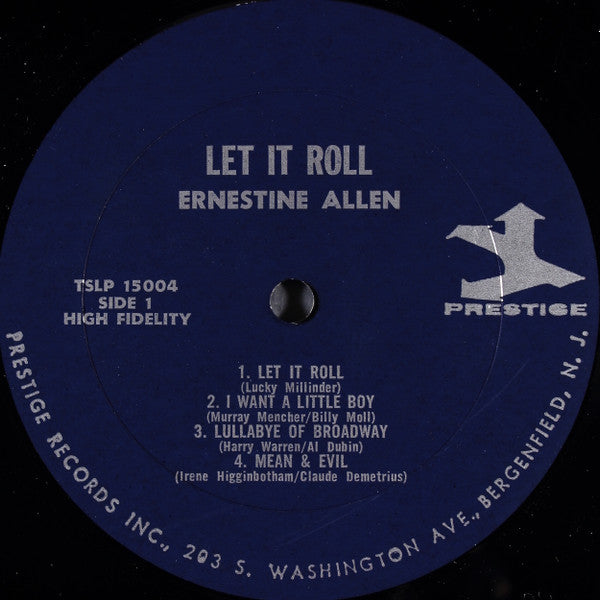 Ernestine Allen* - Let It Roll (LP, Album, RE, RM)