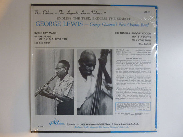 George Lewis (2) - Endless The Trek Endless The Search (LP, Album, RE)