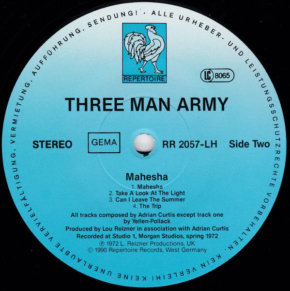 Three Man Army - Mahesha (LP, Album, RE)