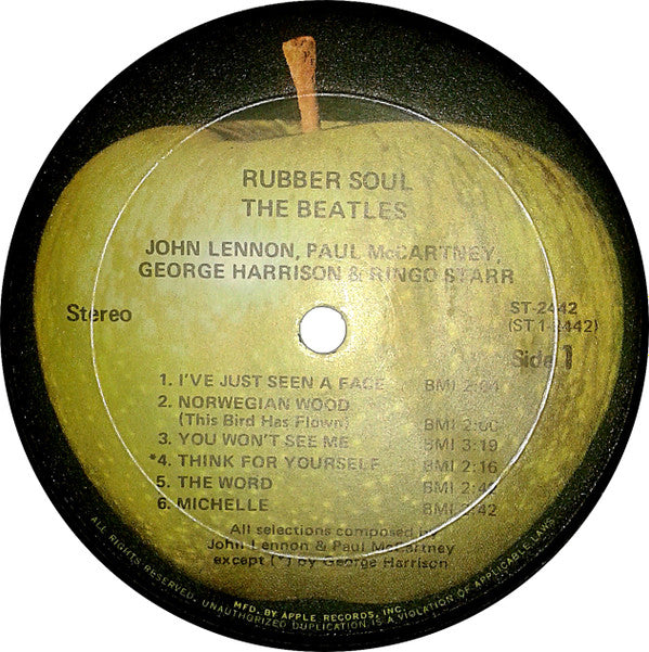 The Beatles - Rubber Soul (LP, Album, RE, All)