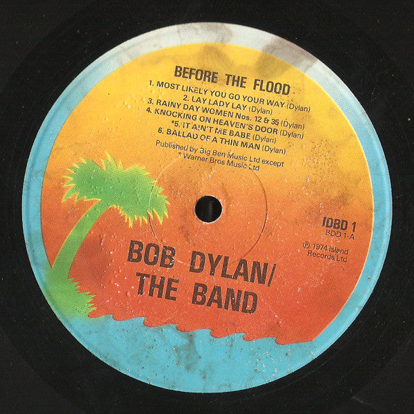 Bob Dylan / The Band - Before The Flood (2xLP, Album, RP, Gat)