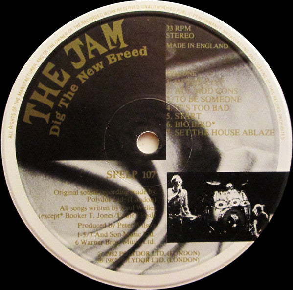 The Jam - Dig The New Breed (Live) (LP, Album, RE, Die)