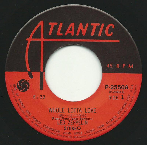 Led Zeppelin - Whole Lotta Love (7"")