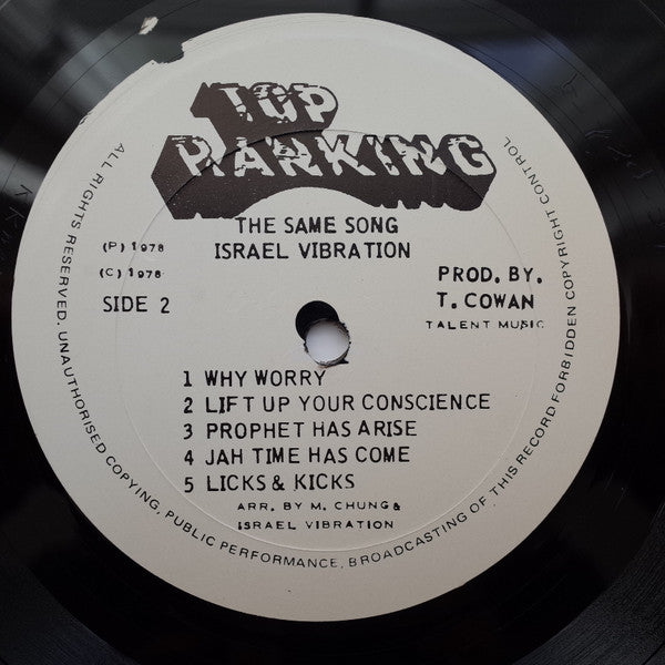 Israel Vibration - The Same Song (LP)