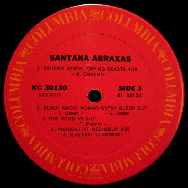 Santana - Abraxas (LP, Album, Pit)