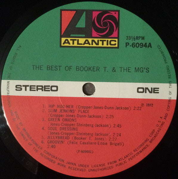 Booker T & The MG's - The Best Of Booker T. & The MGs (LP, Comp)