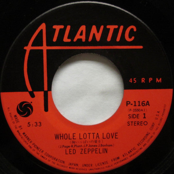 Led Zeppelin - Whole Lotta Love / Living Loving Maid (She's Just A ...