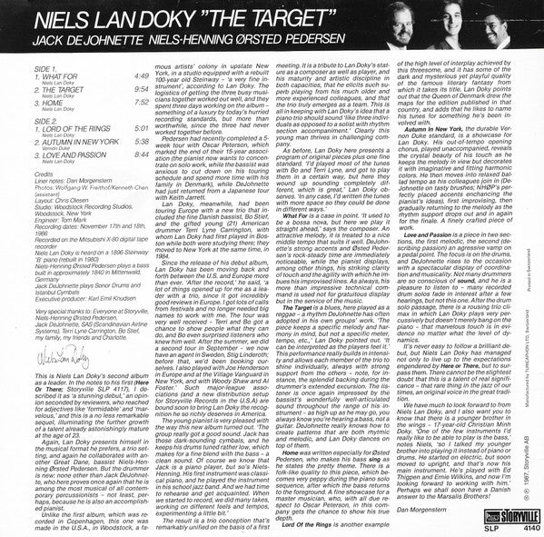 Niels Lan Doky - The Target(LP, Album)