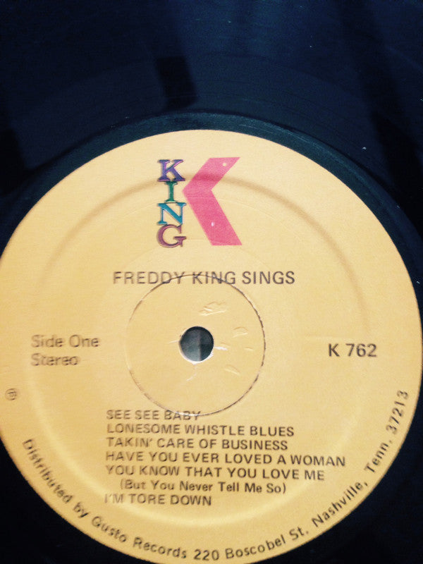 Freddy King* - Freddy King Sings (LP, RP)