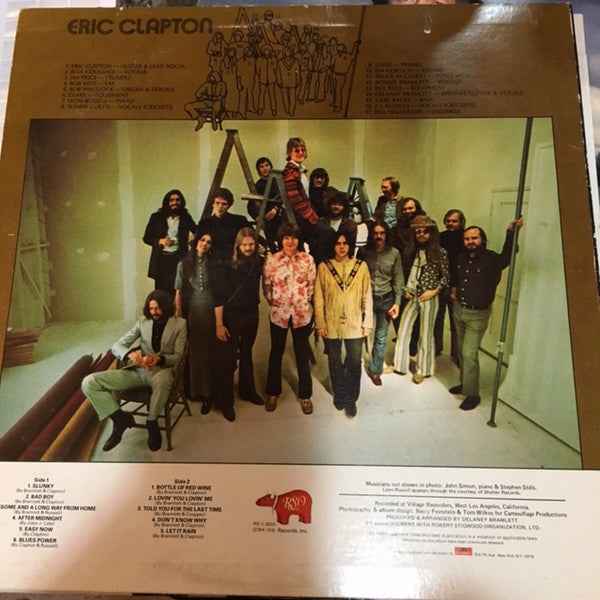 Eric Clapton - Eric Clapton (LP, Album, RE)