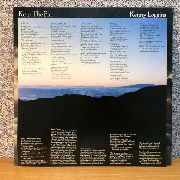 Kenny Loggins - Keep The Fire (LP, Album, Mas)