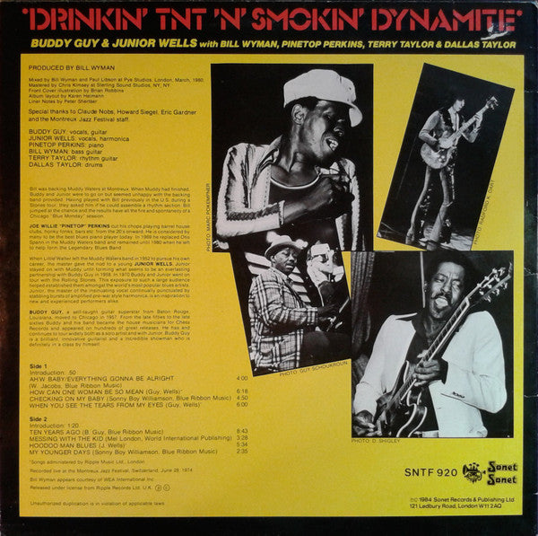 Buddy Guy - Drinkin' Tnt 'N' Smokin' Dynamite(LP, Album)