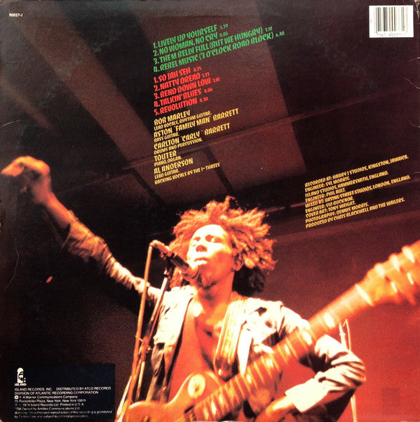 Bob Marley & The Wailers - Natty Dread (LP, Album, RE)