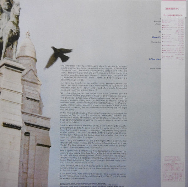 Perry Como - So It Goes (LP, Album)
