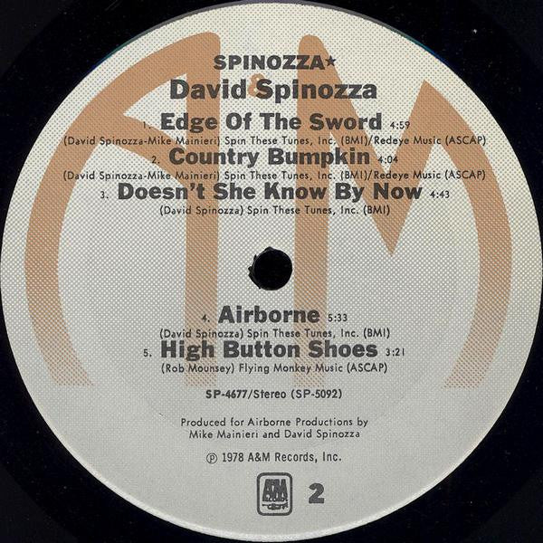 David Spinozza - Spinozza (LP, Album)