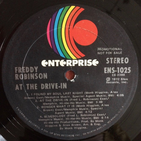 Freddy Robinson* - At The Drive-In (LP, Album, Promo)