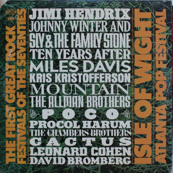 Various - The First Great Rock Festivals Of The Seventies - Isle Of...