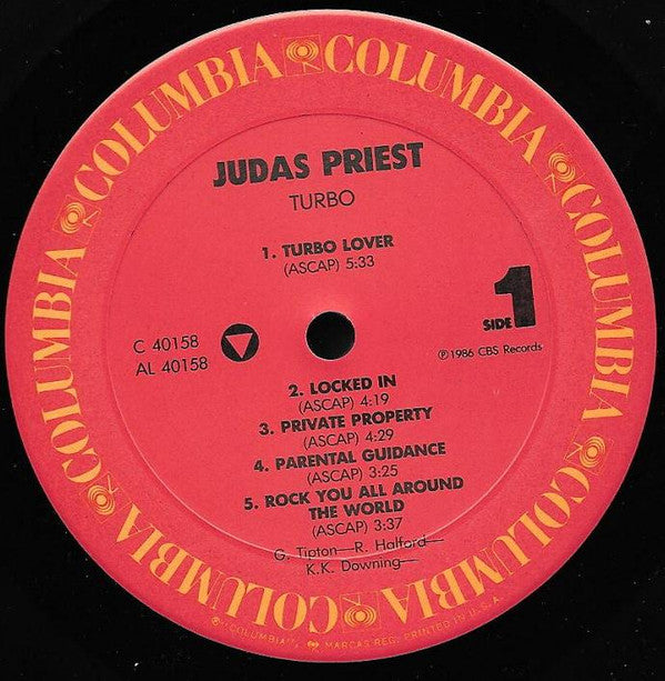 Judas Priest - Turbo (LP, Album, Pit)