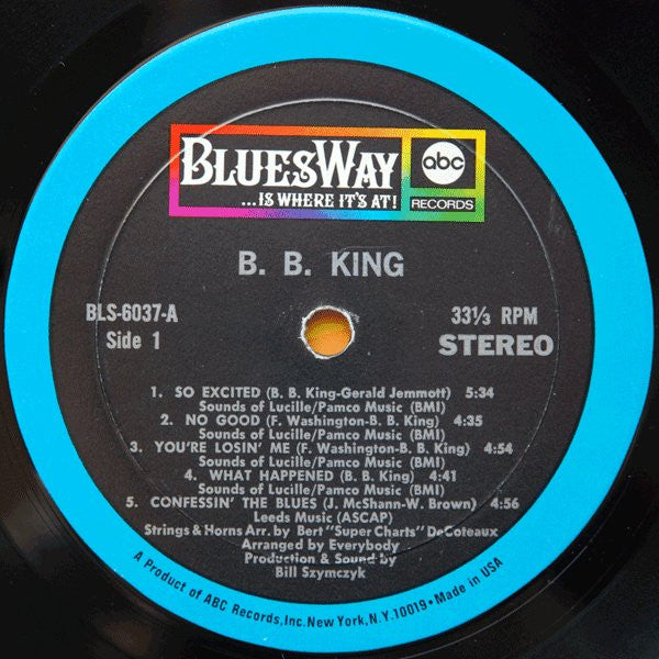 B.B. King - Completely Well (LP, Album, Mon)