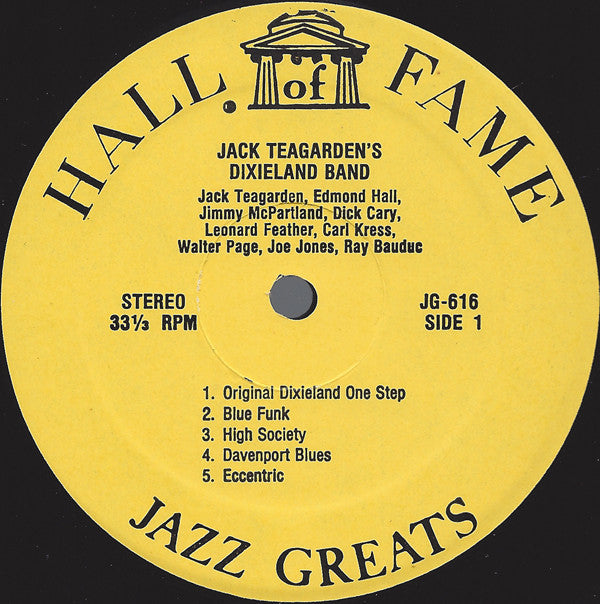Jack Teagarden's Dixieland Band - Jack & Max(LP, Comp)