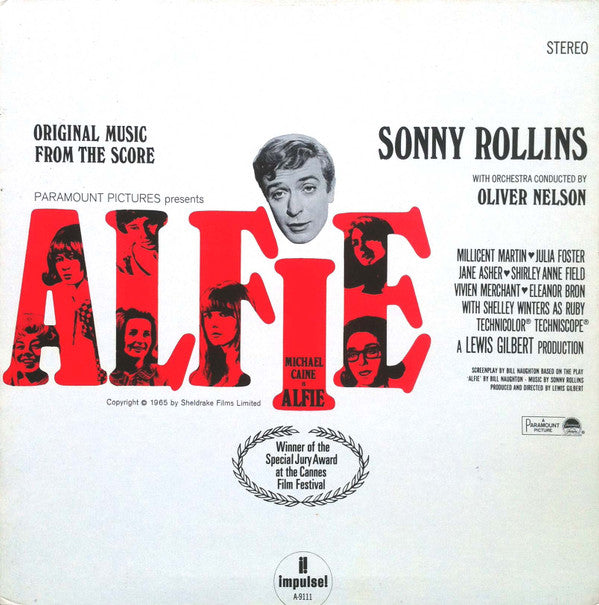 Sonny Rollins - Original Music From The Score ""Alfie""(LP, Album, ...