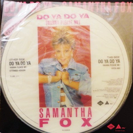 Samantha Fox - Do Ya Do Ya (Wanna Please Me) (12"", Single, Pic)