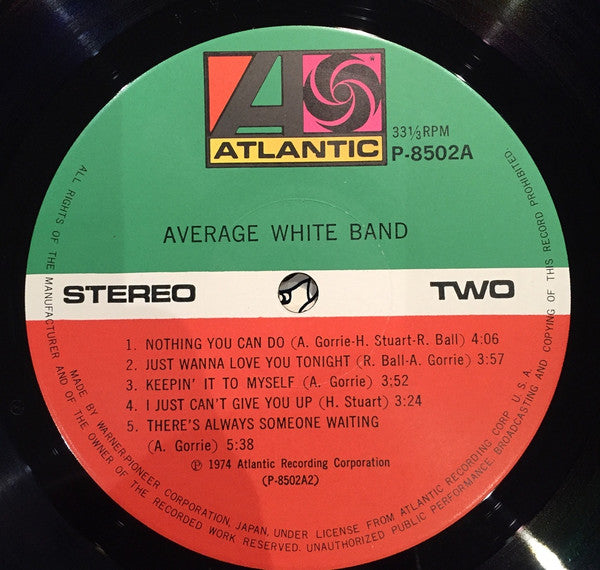 Average White Band - AWB (LP, Album)