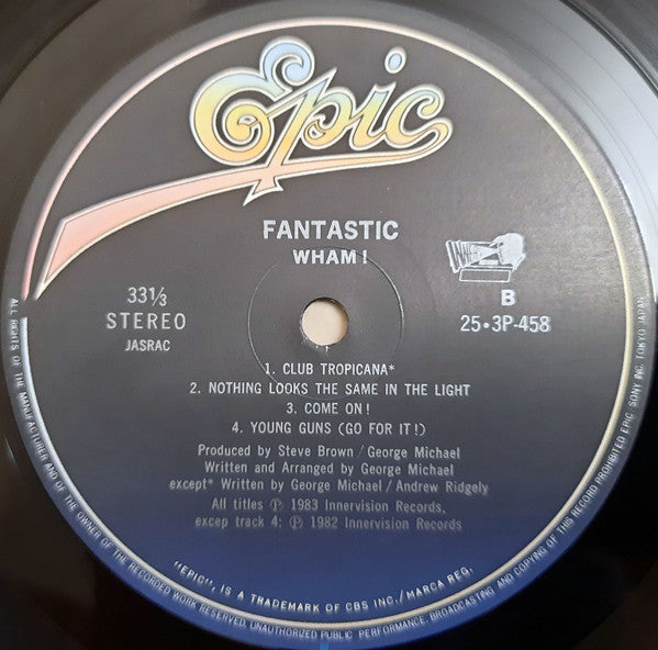 Wham! - Fantastic (LP, Album)