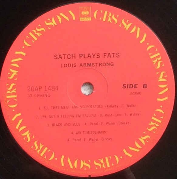 Louis Armstrong And His All-Stars - Satch Plays Fats: A Tribute To ...