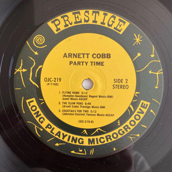 Arnett Cobb - Party Time (LP, Album, RE)