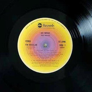 Joe Walsh - So What (LP, Album, Ltd, RE)
