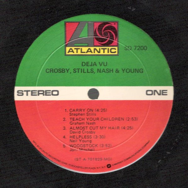 Crosby, Stills, Nash & Young - Déjà Vu (LP, Album, RE, MO )