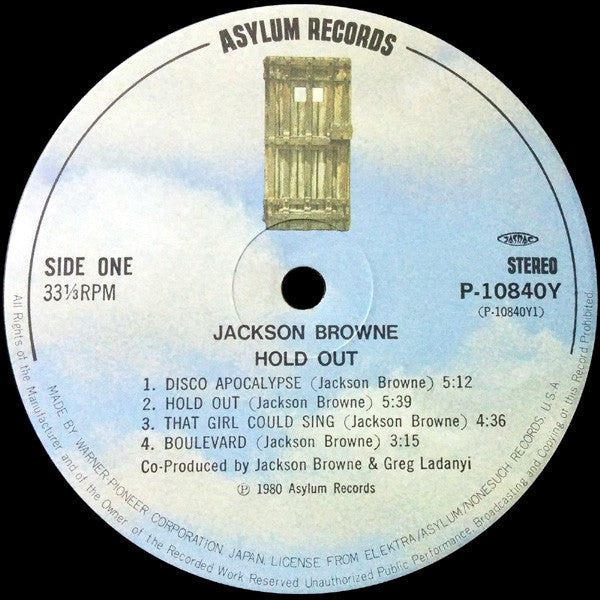 Jackson Browne - Hold Out (LP, Album)