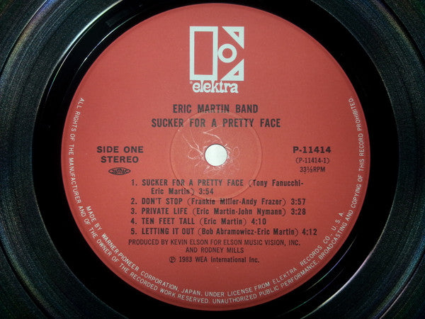 Eric Martin Band - Sucker For A Pretty Face (LP, Album)