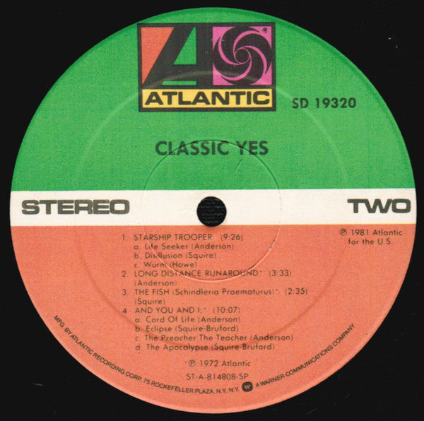 Yes - Classic Yes (LP, Comp, SP- + 7"", Single)