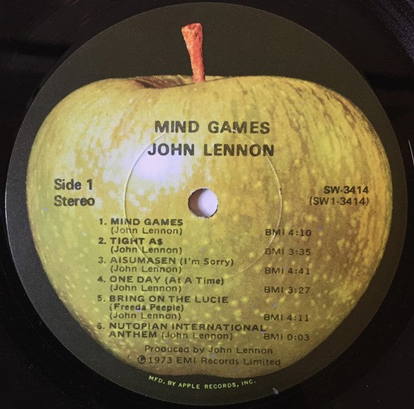 John Lennon - Mind Games (LP, Album, Los)