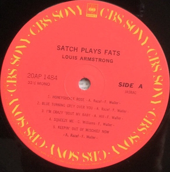 Louis Armstrong And His All-Stars - Satch Plays Fats: A Tribute To ...