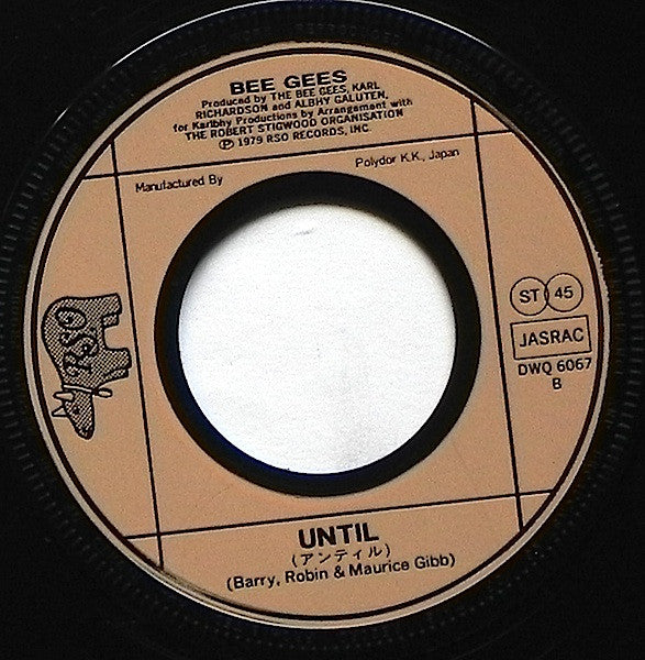 Bee Gees - Tragedy / Until (7"", Single, Inj)