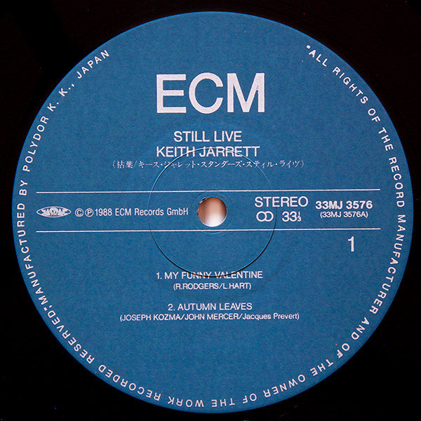 Keith Jarrett Trio - Still Live (2xLP, Album)