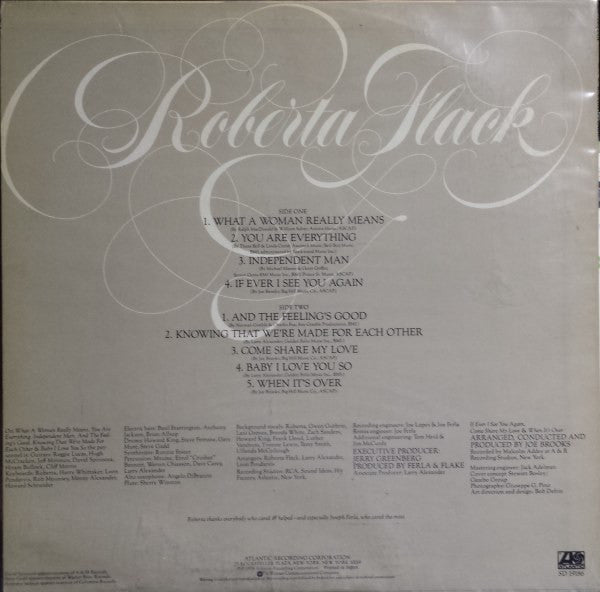 Roberta Flack - Roberta Flack (LP, Album, Promo)