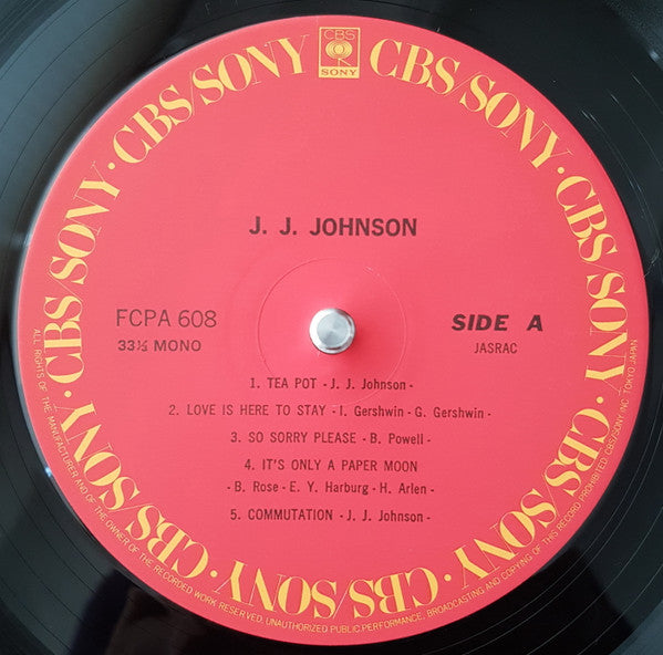 J.J. Johnson - J.J. Johnson (LP, Comp)