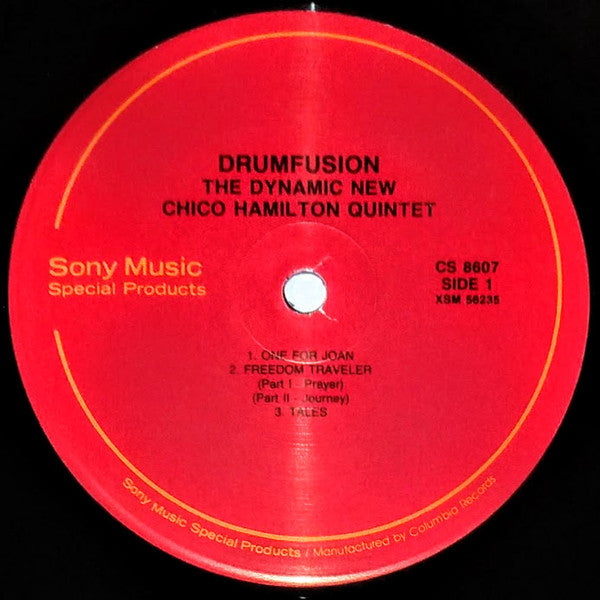 The New Dynamic Chico Hamilton Quintet* - Drumfusion (LP, Album, RE)
