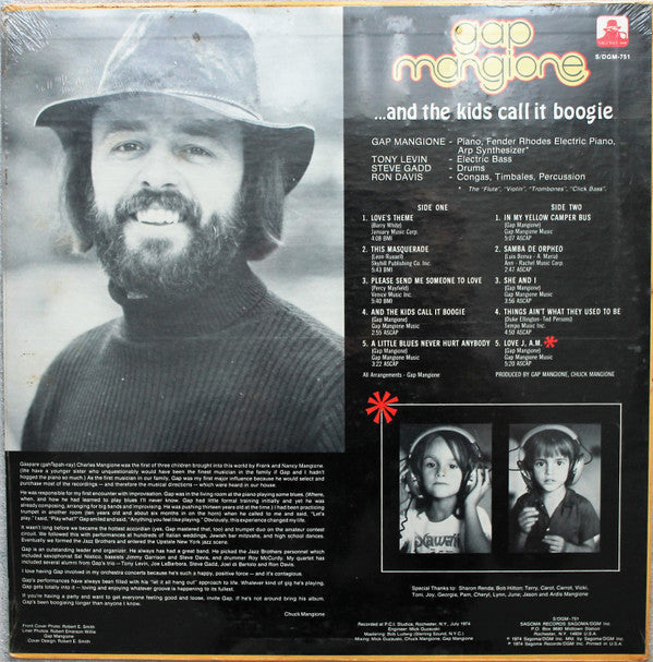 Gap Mangione - ...And The Kids Call It Boogie (LP, Album)