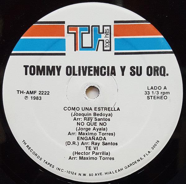 Tommy Olivencia - Tommy Olivencia (LP, Album)