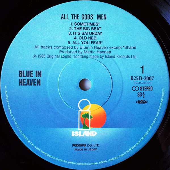 Blue In Heaven - All The Gods' Men (LP, Album)