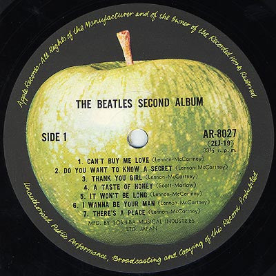 The Beatles - The Beatles' Second Album (LP, Album, Mono, RE)