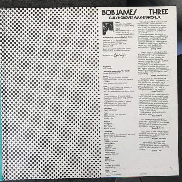 Bob James - Three (LP, Album, RE, Gat)