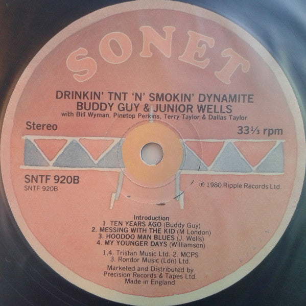 Buddy Guy - Drinkin' Tnt 'N' Smokin' Dynamite(LP, Album)