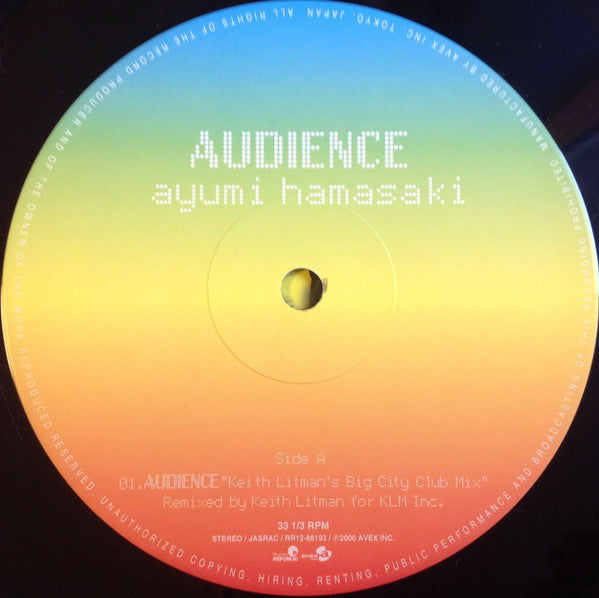 Ayumi Hamasaki - Audience (12"")